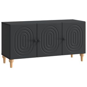 vidaXL TV-kaappi Musta 99 x 34,5 x 50 cm Tekninen puu