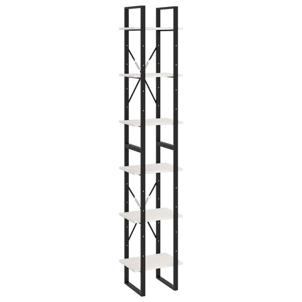 vidaXL Korkea kaappi valkoinen 40x30x210 cm täysi mänty