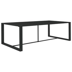 vidaXL Ulkoruokap&ouml;yt&auml; antrasiitti 120x60x66 cm alumiini