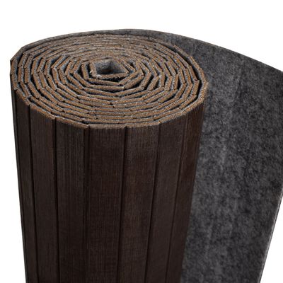 vidaXL Tilanjakaja bambu 250x165 cm tummanruskea