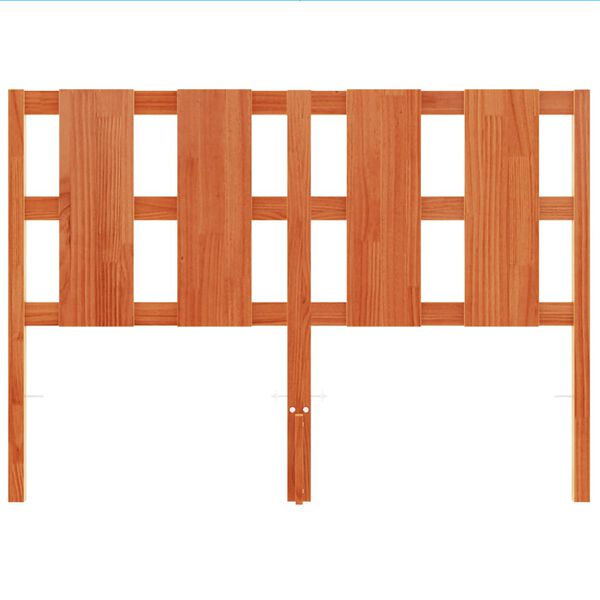 vidaXL S&auml;ngynp&auml;&auml;ty ruskea 135 cm t&auml;ysi m&auml;nty