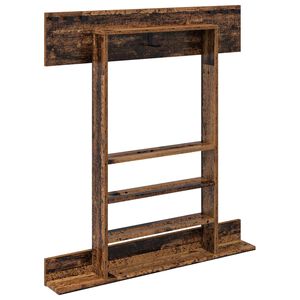 vidaXL Biljardikeppiteline Tekninen puu 93 x 12 x 103 cm Vanha puu