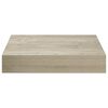 vidaXL Kelluvat sein&auml;hyllyt 4 kpl tammi 23x23,5x3,8 cm MDF