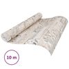vidaXL Tapetti 3D kivityyli harmaa ja beige 10x0,53 m kuitukangas