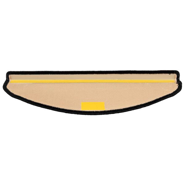 vidaXL Itsekiinnittyv&auml;t porrasmatot 5 kpl 65x21x4 cm musta ja harmaa