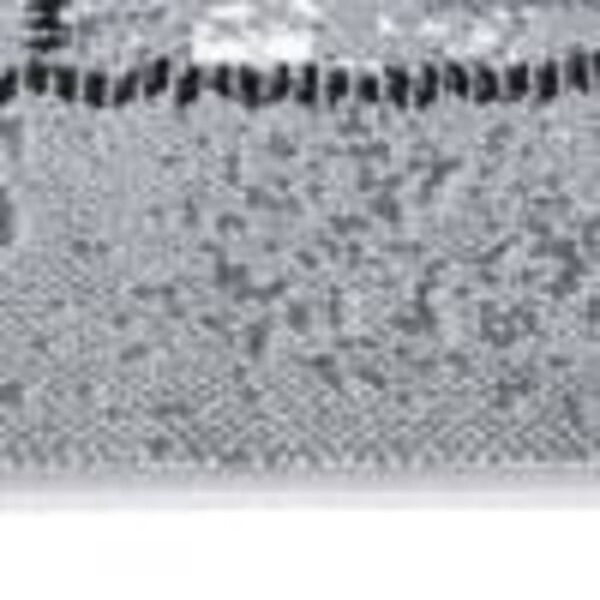 vidaXL K&auml;yt&auml;v&auml;matto BCF harmaa laatikkokuviolla 80x450 cm