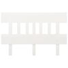 vidaXL S&auml;ngynp&auml;&auml;ty valkoinen 163,5x3x81 cm t&auml;ysi m&auml;nty