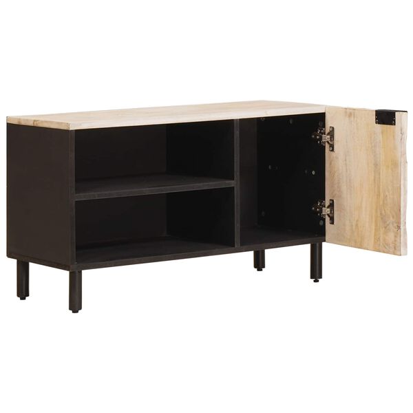 vidaXL TV-kaappi ovella Valkoinen pesu viimeistely 80 x 33 x 46 cm