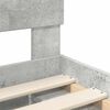 vidaXL Sängyn runko Betonin harmaa 4FT6 Double Massiivinen mänty