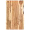 vidaXL P&ouml;yt&auml;levy t&auml;ysi akaasiapuu 100x(50-60)x3,8 cm