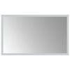 vidaXL LED kylpyhuonemirror L&auml;pin&auml;kyv&auml; 50 x 30 cm karkaistu lasi