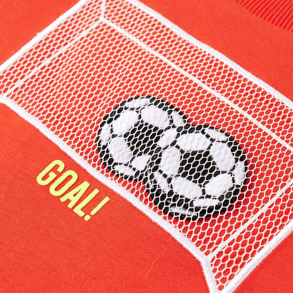 Lasten pitkähihainen T-paita kirkas oranssi 104