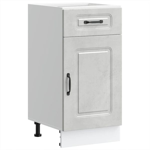 vidaXL Keittiön pohjakaappi Kalmar betoni harmaa suunniteltu puu