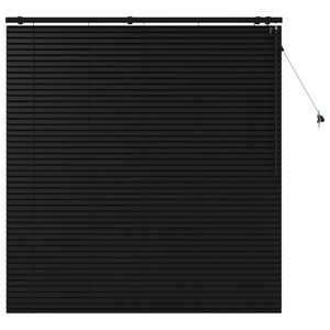 vidaXL Venezia-verho Musta 160 x 160 cm 35 mm