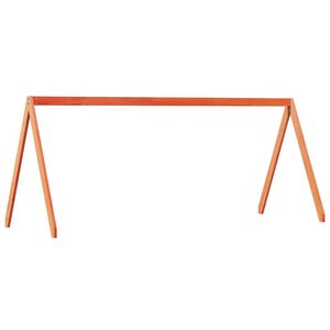 vidaXL Lastens&auml;ngyn katos vahanruskea 209x95,5x88 cm t&auml;ysi m&auml;nty