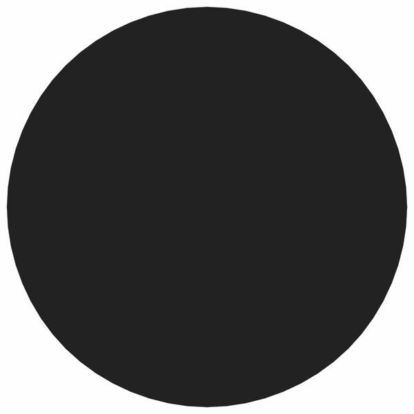 vidaXL Itsekiinnittyv&auml; ruuvikansi 12 pcs Musta &Oslash; 20 x 0,5 mm