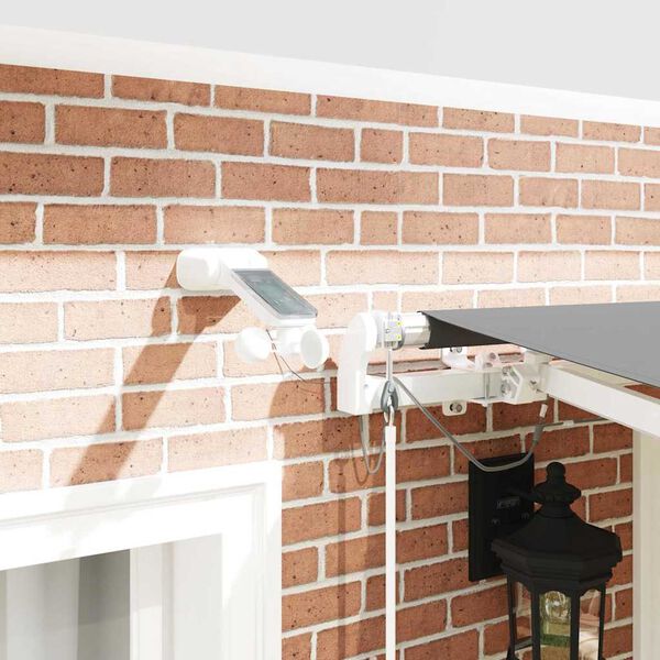 vidaXL Aurinkovarjon runko Valkoinen 3 x 2,5 m Alumiini