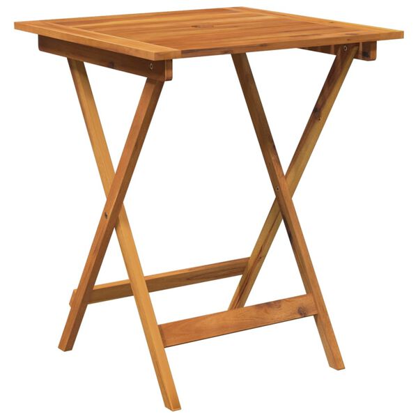 vidaXL 3-osainen kokoontaitettava puutarharuokailuryhm&auml; akaasiapuu