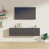 vidaXL Sein&auml;kaapit 2 kpl harmaa 60x30x30 cm t&auml;ysi m&auml;nty