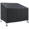 vidaXL Puutarhatuolin Peite Musta 96 x 79 x 74 cm 210D Oxford-kangas