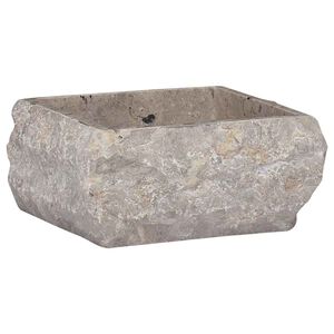 vidaXL Pesuallas harmaa 30x30x13 cm marmori