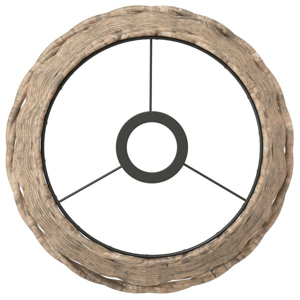 vidaXL Kattovalaisimen varjostin valkoinen &Oslash;25x17 cm paju