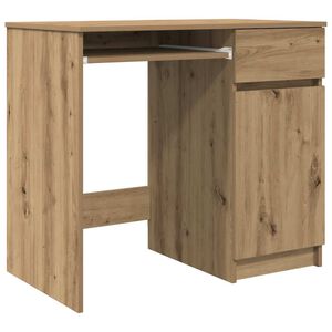 vidaXL Ty&ouml;p&ouml;yt&auml; artesaani tammi 86x49x76 cm tekninen puu