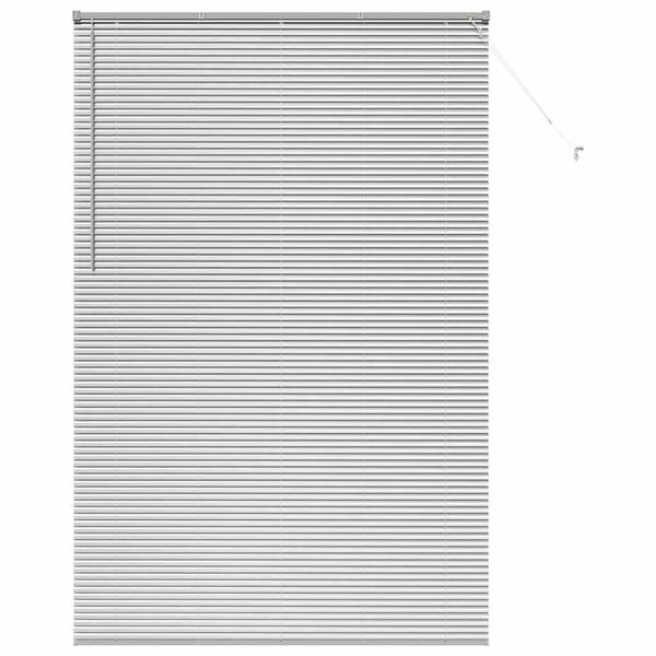 vidaXL Venetsialaiset Verhot Hopea 220x150cm Alumiini