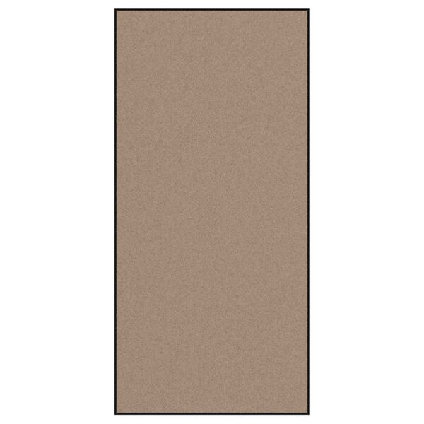 vidaXL Ovenmatto Beige ja musta 120 x 250 cm Polypropeeni ja vinyyli