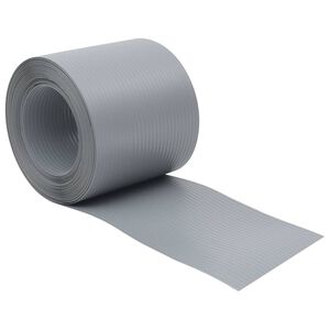 vidaXL Puutarhan yksityisyydensuojat 10 kpl harmaa 252,5x19 cm PVC