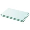 vidaXL Hyllyt 2 kpl kirkas lasi 30x12 cm