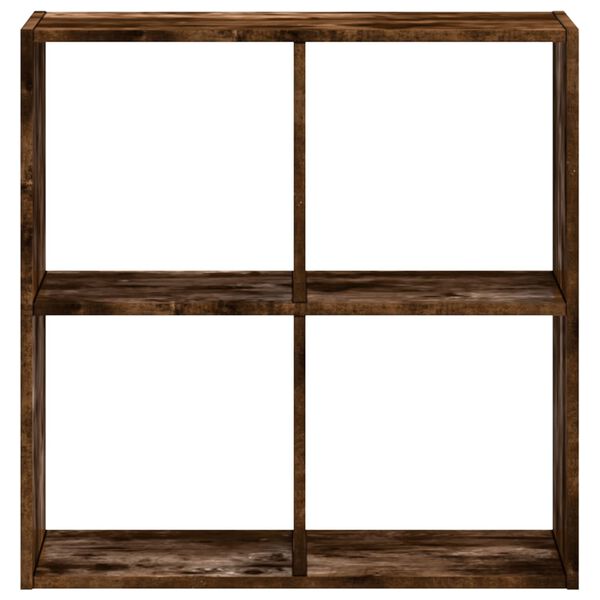 vidaXL Kirjahylly savutammi 68,5x32x68,5 cm tekninen puu