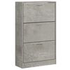 vidaXL Kenk&auml;kaappi betoninharmaa 63x24x103 cm tekninen puu