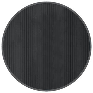 vidaXL Matto py&ouml;re&auml; harmaa 80 cm bambu