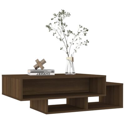 vidaXL Sohvapöytä ruskea tammi 105x55x32 cm tekninen puu