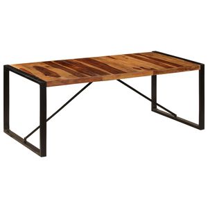 vidaXL Ruokap&ouml;yt&auml; kiinte&auml; akaasiapuu 200x100x75