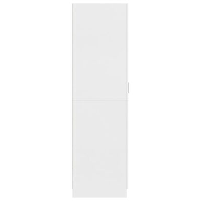 vidaXL Vaatekaappi valkoinen 80x52x180 cm lastulevy