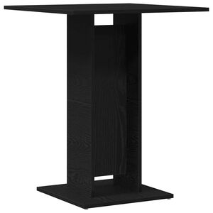 vidaXL Bistrop&ouml;yt&auml; musta tammi 60x60x75 cm tekopuu