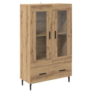 vidaXL Korkea kaappi Artisan tammi 69,5 x 31 x 115 cm Tekninen puu
