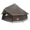 vidaXL Tipi-teltta katolla Ruskea Harmaa 400 x 400 x 250 cm