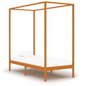 vidaXL Pylv&auml;ss&auml;nky hunajanruskea t&auml;ysi m&auml;nty 100x200 cm
