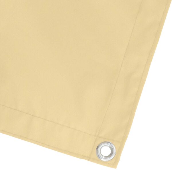 vidaXL Parvekkeen Verho Hiekka 110 x 400 cm Oxford-kangas