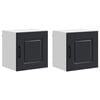 vidaXL Tiskipaneeli Kalmar 2 pcs Musta 40 x 31 x 40 cm Tekninen puu