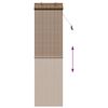 vidaXL Rullaverho verhoilla Ruskea 60 x 220 cm Bambu
