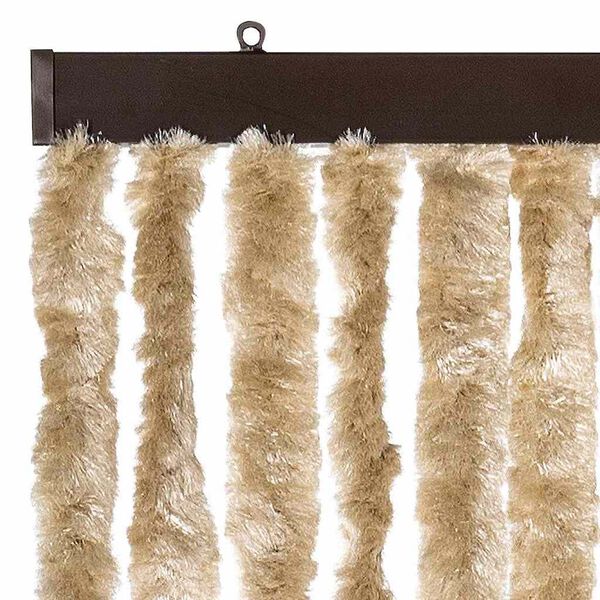 vidaXL Hy&ouml;nteisverho beige 56x185 cm Chenille