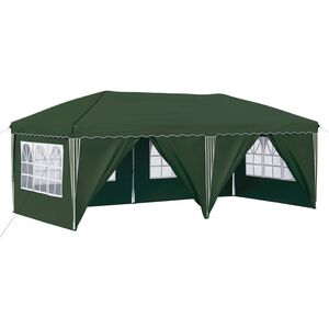 vidaXL Pop-up Juhlateltta 575 x 288 x 245 cm Vihre&auml;