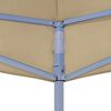 vidaXL Juhlateltan katto 6x3 m beige 270 g/m²