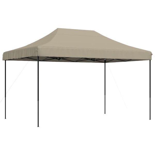 vidaXL Taitettava pop-up juhlateltta taupe 440x292x315 cm
