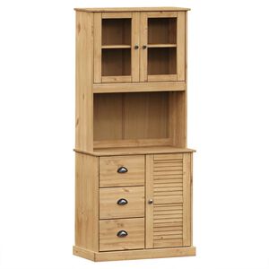 vidaXL Kaappi VIGO 78x40x175 cm t&auml;ysi m&auml;nty