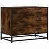 vidaXL Laatikkokaappi Savustettu tammi 70x41x56 cm Engineered Wood